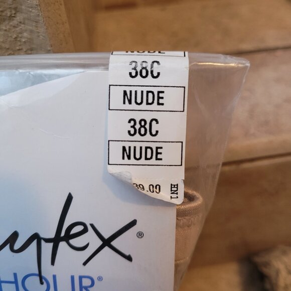 Playtex 18 Hour Side & Back Smoothing Bra Size 38C Nude - Picture 5 of 5